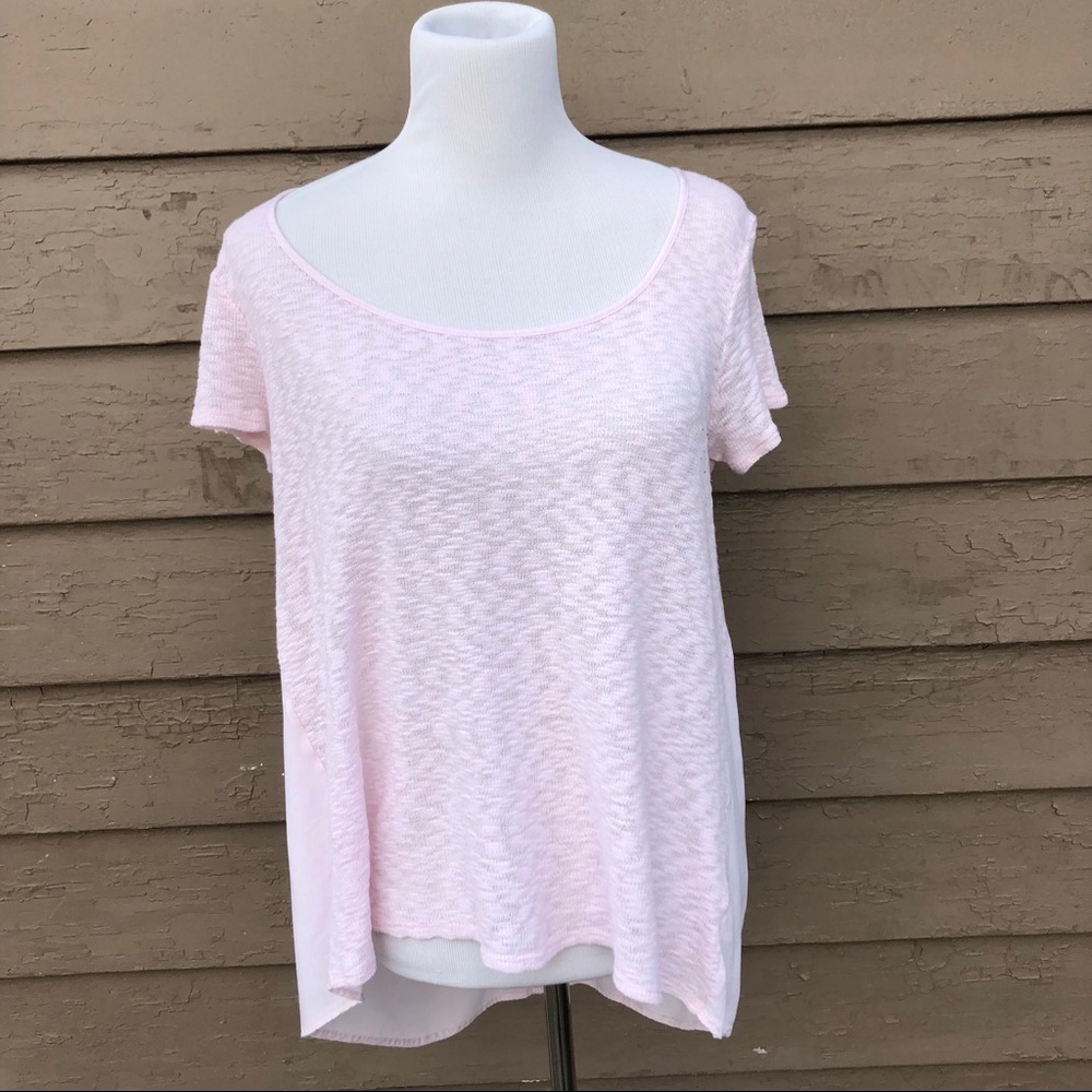 ☀️☀️☀️ 4/$20 14th & Union pink sweater/silky top